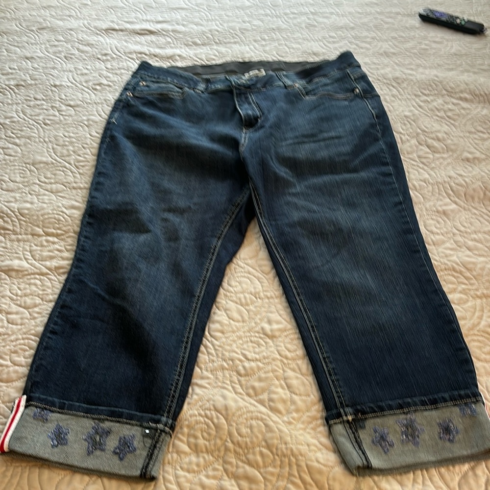 Cropped jeans